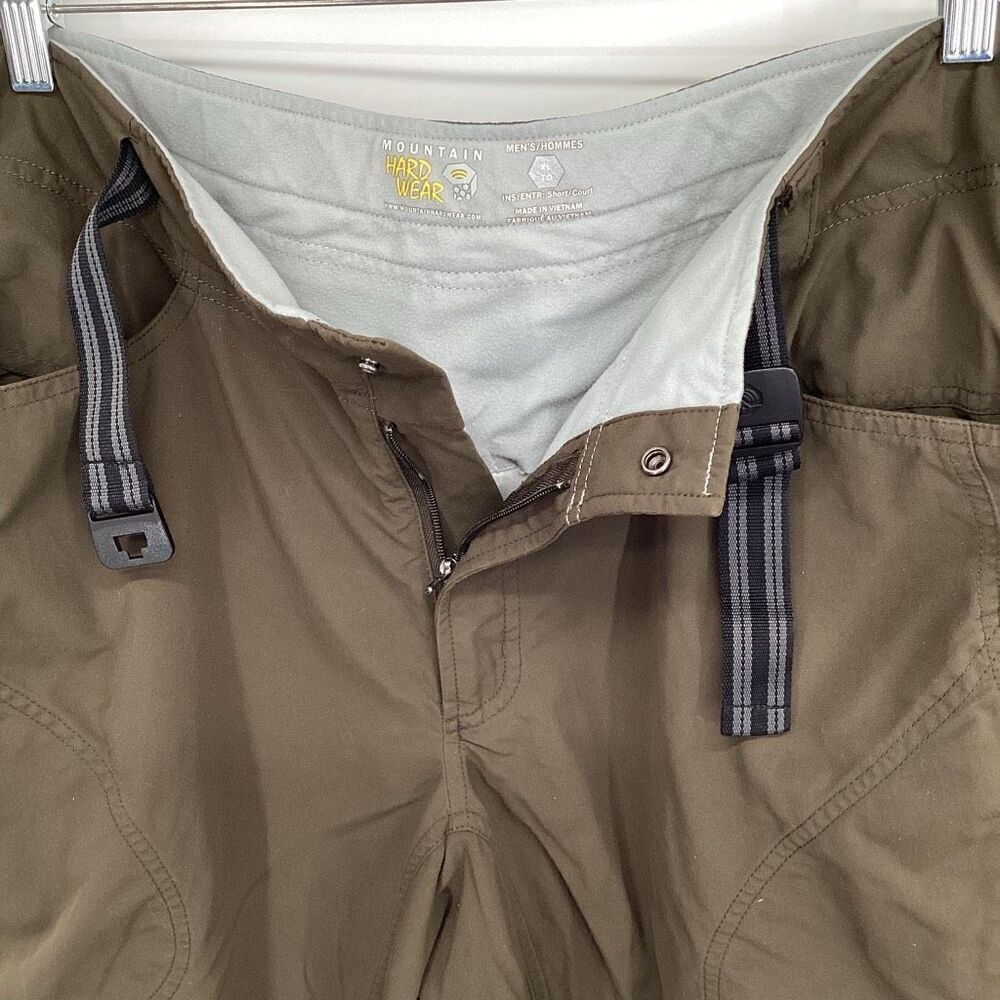 Men's Mountain Hardwear Convertible Hiking Pants olive XL - Picture 4 of 9